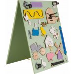 Kik KX4629 Dřevěná oboustranná manipulační tabule Farma – Zboží Mobilmania