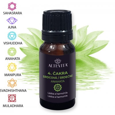 Altevita směs esenciálních olejů 4. Srdeční čakra Anahata 10 ml – Hledejceny.cz