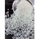 Rokajl Preciosa 8/0 - transparentní - bílý průtah - 1 g – Hledejceny.cz