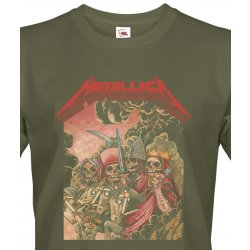 Bezvatriko.cz pánské tričko Metallica Canvas tričko s krátkým rukávem 1884 Military 69