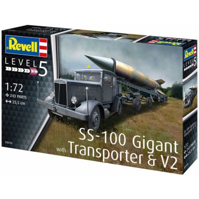 Revell SS 100 Gigant With Transporter Whit V2 03310 1:72
