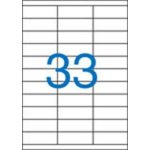 Avery Zweckform ELA009 70x25,4mm 3300 ks bílá – Zboží Dáma
