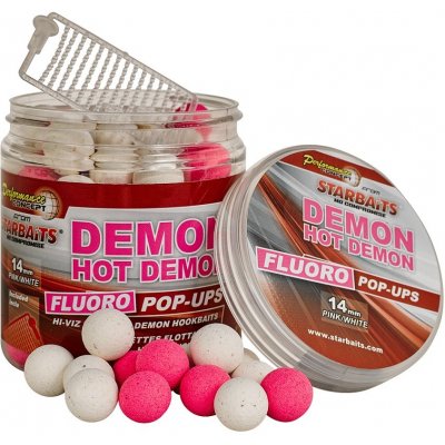 Starbaits Plovoucí boilies Hot Demon Fluoro Pop-Ups 80g 14mm – Hledejceny.cz