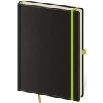 Helma 365 Linkovaný zápisník Black Green L A5 – Zboží Živě