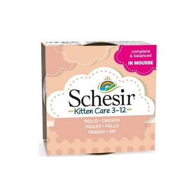 Schesir Kitten kuře v pěně 85 g