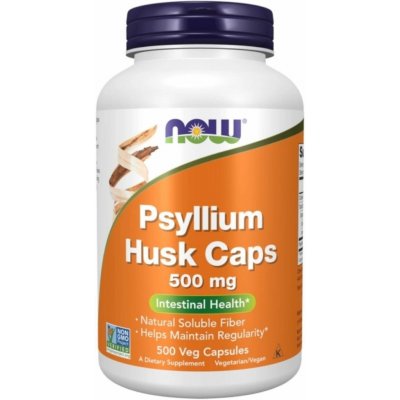 Now Foods Psyllium Husk 500 mg 500 kapslí – Hledejceny.cz