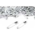Spínací špendlíky délka 22 mm 100ks - 1 stříbrná – Sleviste.cz