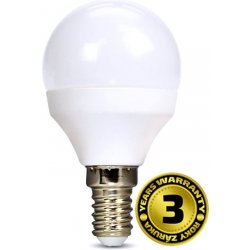 Solight LED žárovka , miniglobe, 6W, E14, 4000K, 510lm, bílé provedení WZ417-1