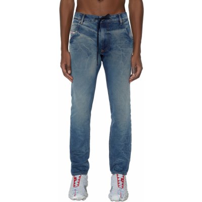 Diesel KROOLEY-Y-NE SWEAT JEANS modrá