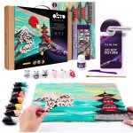 OKTO výtvarný set na malování hmotou Japan 30 × 40 cm – Hledejceny.cz