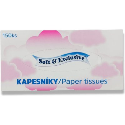 Soft & Exclusive papírové kapesníčky 2-vrstvé 150 ks – Zboží Dáma