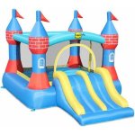 Happy Hop Nafukovací hrad s dvojitou skluzavkou 368,5x265x220 cm – Zboží Mobilmania