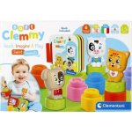CLEMENTONI BABY Soft Clemmy Hrací sada s knížkou Milá zvířátka – Zboží Dáma