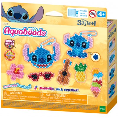 AQUABEADS Kreativní sada na výrobu přívěsků na klíče spojování vodou Stitch – Hledejceny.cz