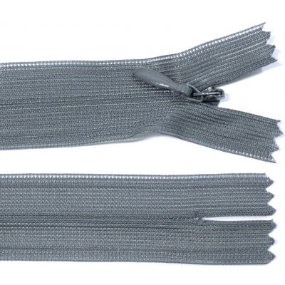 Spirálový zip no.3 skrytý nerozepínací 60cm - více barev color: 711 tmavě šedá – Hledejceny.cz