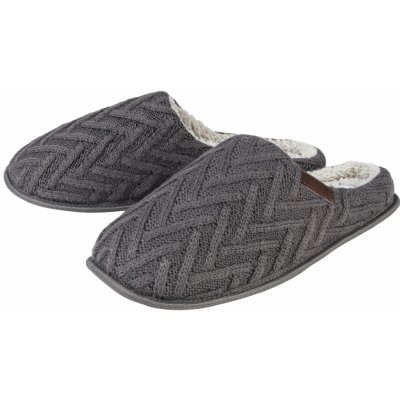 Livergy pánská domácí obuv šedá – Zboží Mobilmania