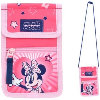 Vadobag Dětská textilní peněženka Minnie Mouse růžová od 145 Kč - Heureka.cz
