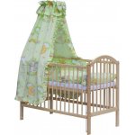 Scarlett postýlka s kompletní výbavou 120 x 60 cm Mráček zelená – Sleviste.cz