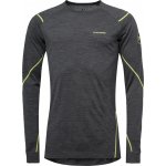 Klimatex pánské merino triko MITRE Merino tmavě šedá světle zelená – Hledejceny.cz