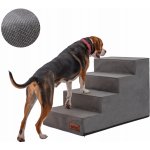 Doggy Schody pro psa SAVOY šedé S výška 30 cm 3 schody – Hledejceny.cz
