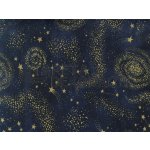 Samolepicí fólie Hvězdy zářící na noční obloze, 45 cm x 2 m, STARRY NIGHT 14131 / kusová dekrativní samolepící tapeta Venilia / Gekkofix – Zbozi.Blesk.cz