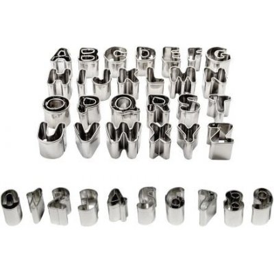 Kovová abeceda a čísla - PME – Zboží Mobilmania