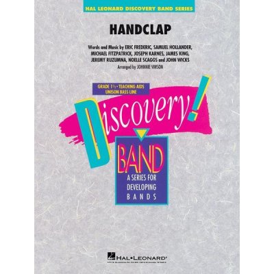Fitz and the Tantrums HandClap snadné noty koncertní orchestr party partitura