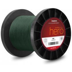 Delphin šňůra HERO zelená 1000m 0,12mm 18lb