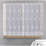 Záclona žakárová Elisa metráž bílá cena od - 250 cm – Zboží Mobilmania