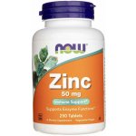 Now Foods Glukonát Zinečnatý 50 mg 250 tablet – Hledejceny.cz