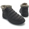 Pánské holínky a sněhule zimné topánky zateplené ovčou vlnou černá