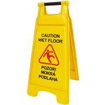Výstražná cedule / plastový stojan Pozor mokrá podlaha WS-2 – Sleviste.cz