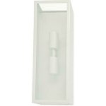 ACA Lighting Venkovní nástěnné svítidlo CELIA max. 60W/2xE27/230V/IP44, bílé – Hledejceny.cz