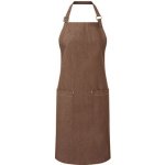 Premier Workwear Pracovní zástěra za krk z biobavlny 2 kapsy PR113 Brown Denim 80x72cm – Hledejceny.cz
