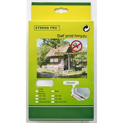 FlyScreen2 síť 150x90 cm, proti hmyzu a komárům, na okno, černá PE – Zboží Mobilmania