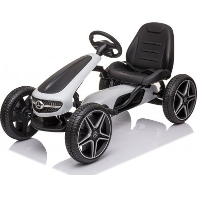 Mamido šlapací motokára Mercedes XMX610 bílá – Zboží Mobilmania