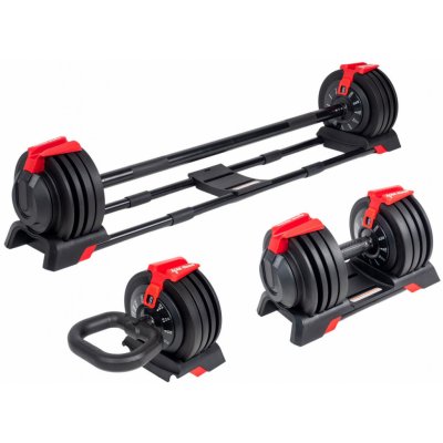 Acra Sada nastavitelných činek 24 kg, 3v1 – Zboží Dáma