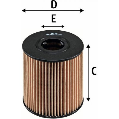 Olejový filtr VALEO 586503 – Zboží Mobilmania