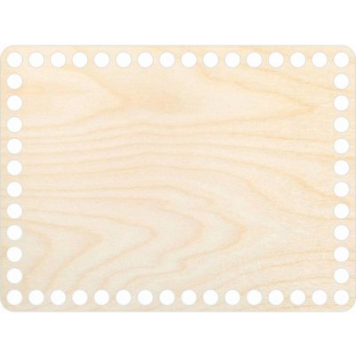 Dřevěný svět online Dno na košík - obdélník 20 x 15 cm, přírodní – Zboží Dáma