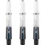 XQMax Darts Gradient with Logo - short - clear black – Zboží Dáma