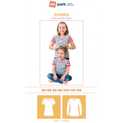 de-park Papírový střih 2v1 - Anetka vel.80-116 – Zboží Dáma