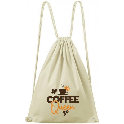 Dobrý triko bavlněný batoh Coffee queen Natural – Hledejceny.cz