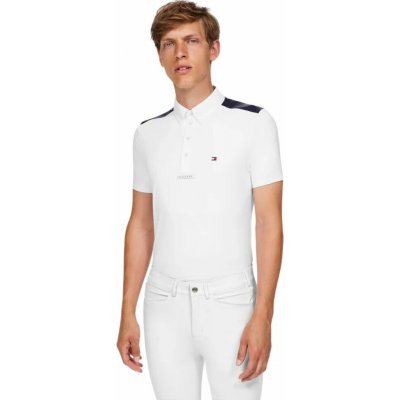 Tommy Hilfiger Equestrian Pánské závodní tričko TH EQUESTRIAN Hamilton white – Hledejceny.cz