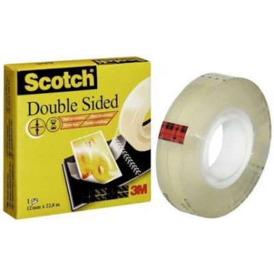 Scotch Lepicí páska oboustranná 665 12 mm x 22,8 m v krabičce – Zboží Dáma