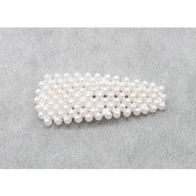 Bílá perličková sponka – Hledejceny.cz