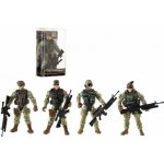 Teddies Voják figurka se zbraní plast 10cm mix druhů v plastové krabičce 6x11x3cm – Hledejceny.cz