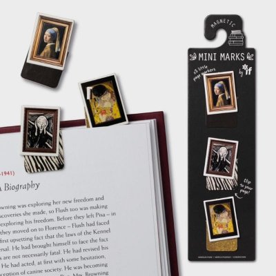 Záložka do knihy Mini magnetická - Obrazy – Zboží Mobilmania
