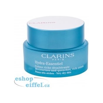 Clarins Hydra Essentiel Rich Cream hydratační bohatý krém pro velmi suchou pleť 50 ml