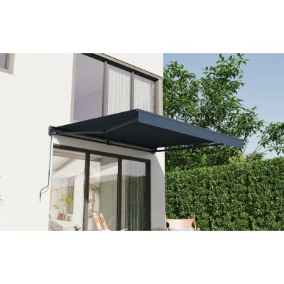 BestBerg BBSU-E350CG Elektrická markýza 350 x 300 cm šedá – Zboží Mobilmania