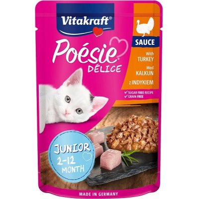 Vitakraft Cat Poésie Délice krůtí Junior 85 g – Zboží Mobilmania